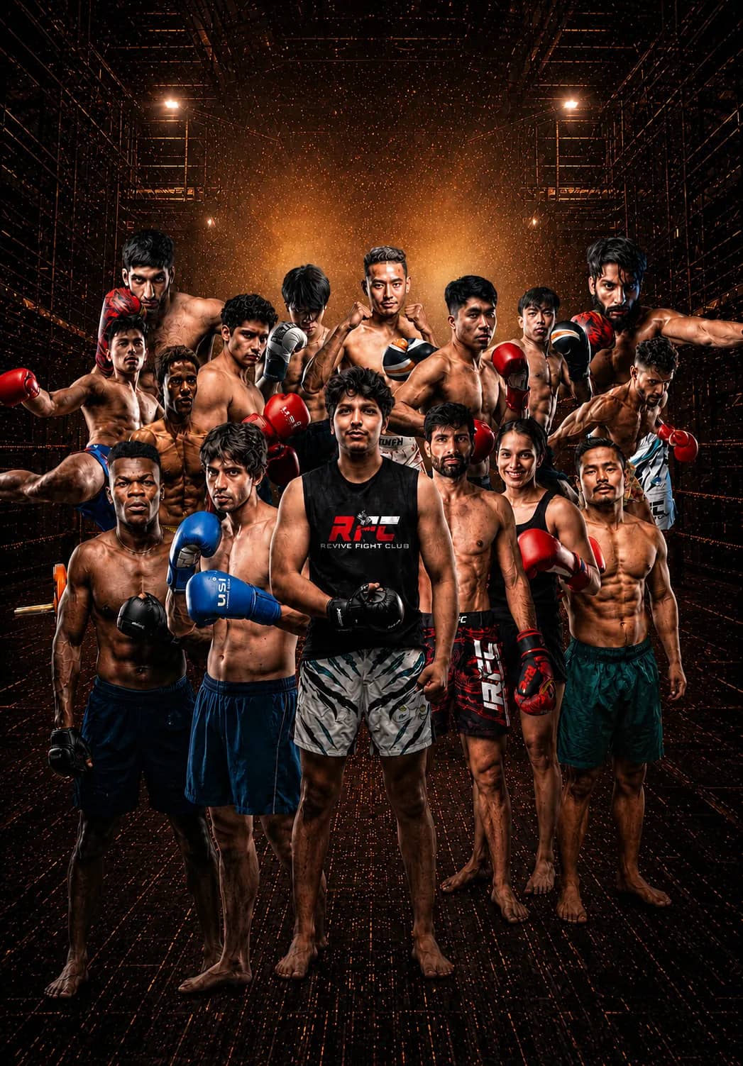 Revive Fight Club athletes training